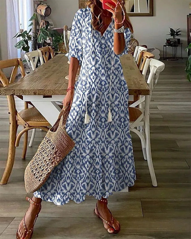 Sheila - Vestido estampado