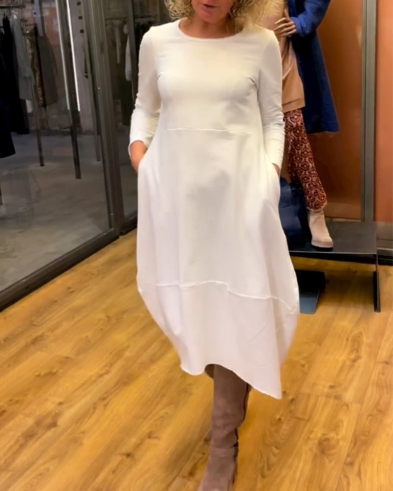 Marion - Vestido Suelto con Bolsillos