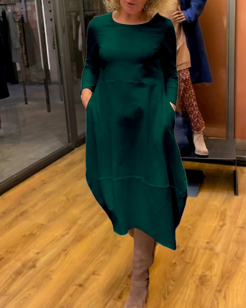 Marion - Vestido Suelto con Bolsillos