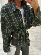 Nalani - Camisa Suelta de Cuadros