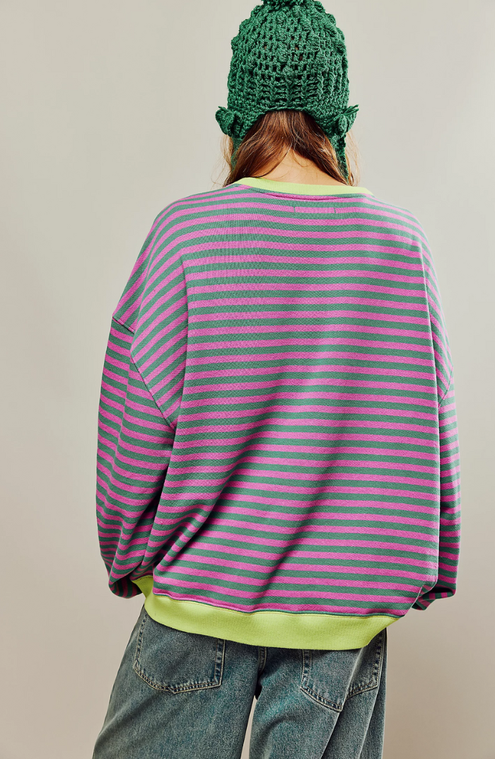 Marina | Jersey Oversize de Rayas