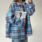 Nalani - Camisa Suelta de Cuadros