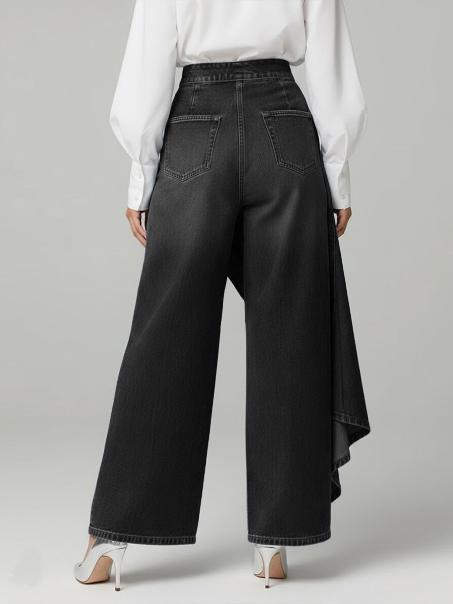 Martina™ | Jeans de Talle Alto con Pierna Ancha y Corte Relajado en Diseño Elegante