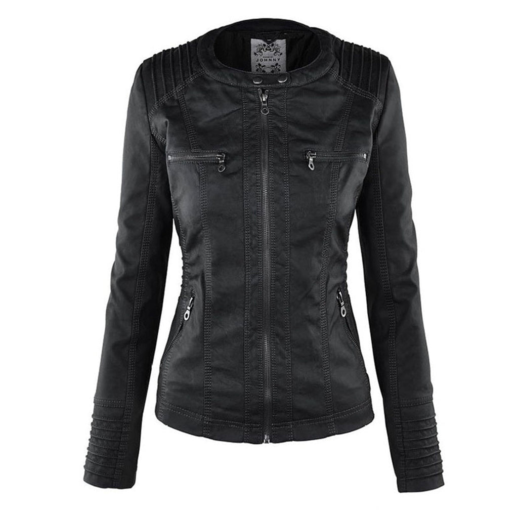 Angélica - Chaqueta de Piel con Capucha