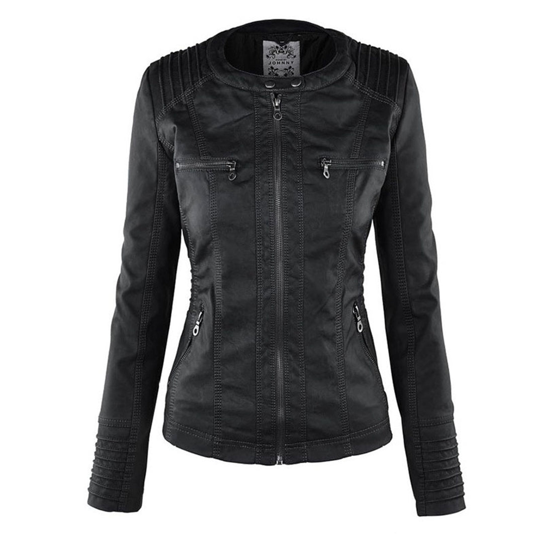 Angélica - Chaqueta de Piel con Capucha