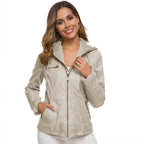 Angélica - Chaqueta de Piel con Capucha