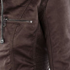Angélica - Chaqueta de Piel con Capucha