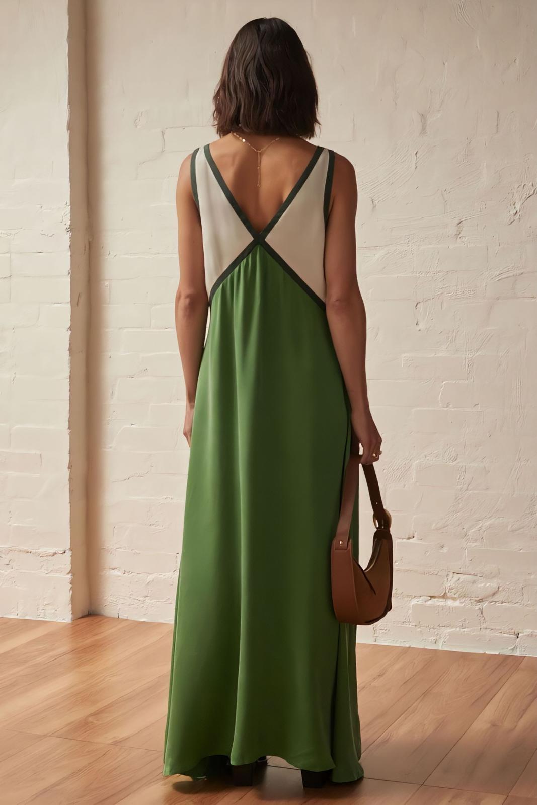 Gabrielle - Vestido Midi sin mangas