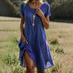 Débora - Vestido Corto con Puntos