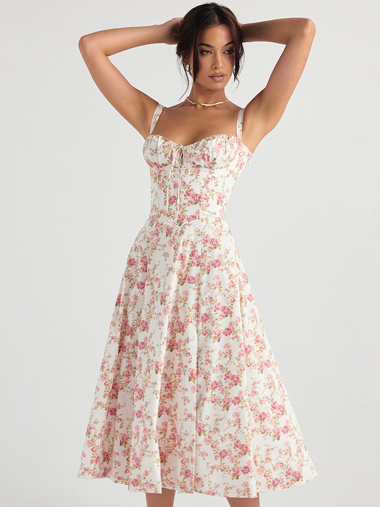 Zenia - Vestido Midi Ligero y Fluido
