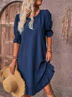 Eider - Vestido Suelto Media Manga