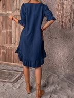 Eider - Vestido Suelto Media Manga