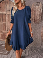 Eider - Vestido Suelto Media Manga