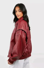 Ana - Chaqueta de Cuero Oversize
