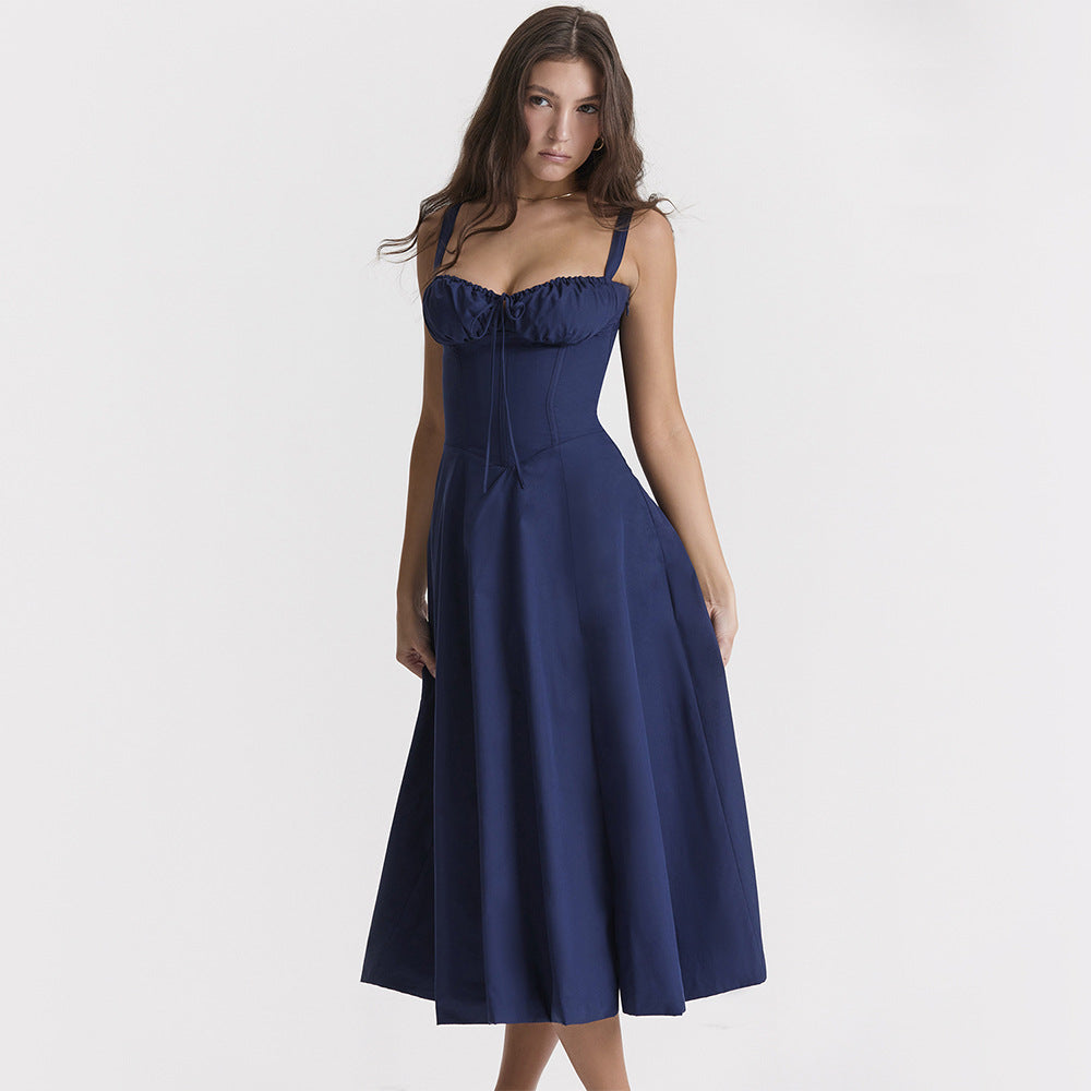 Zenia - Vestido Midi Ligero y Fluido