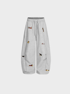 Amalia - Pantalones bordados Pup Barrel 🐾