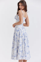 Zenia - Vestido Midi Ligero y Fluido
