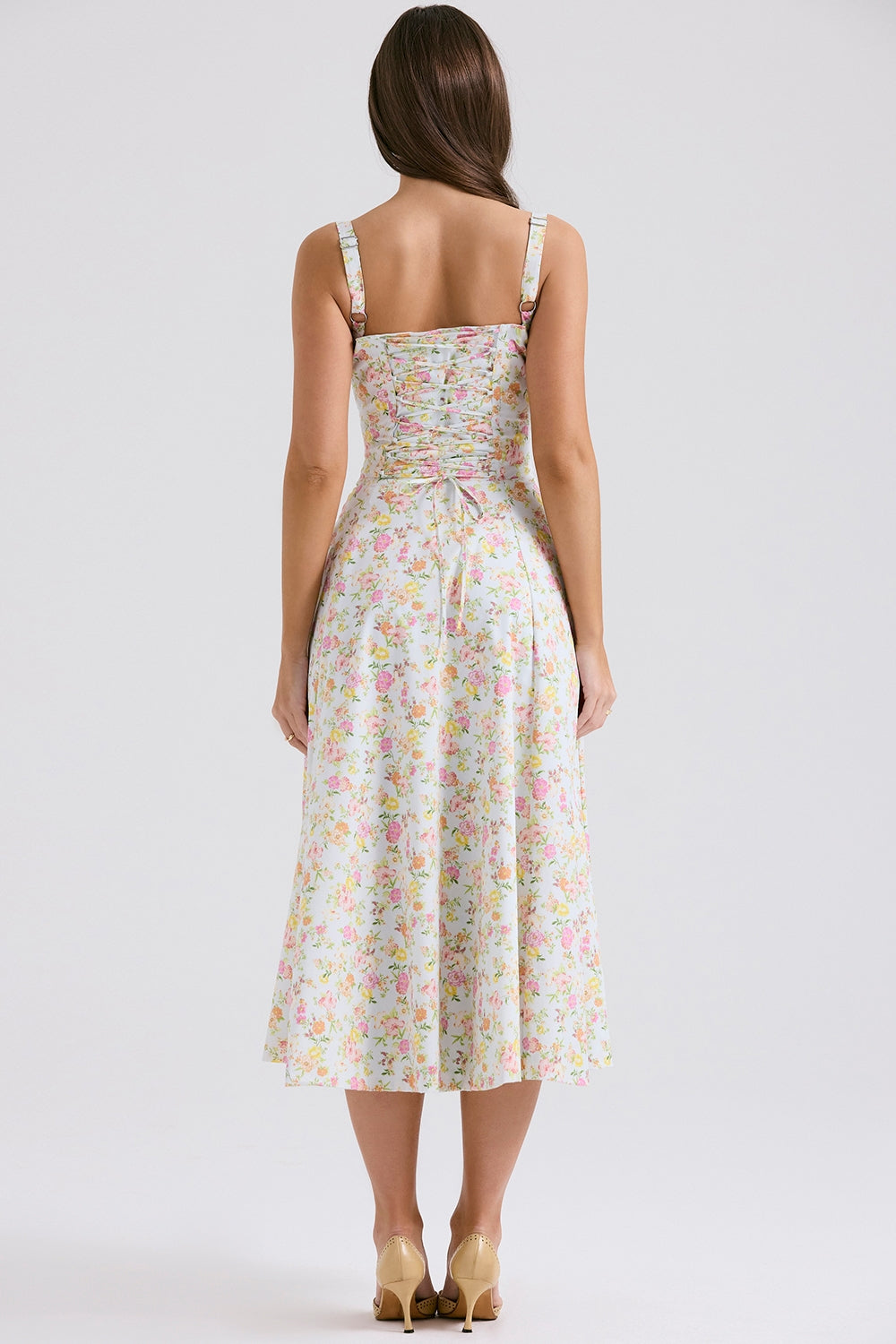 Zenia - Vestido Midi Ligero y Fluido