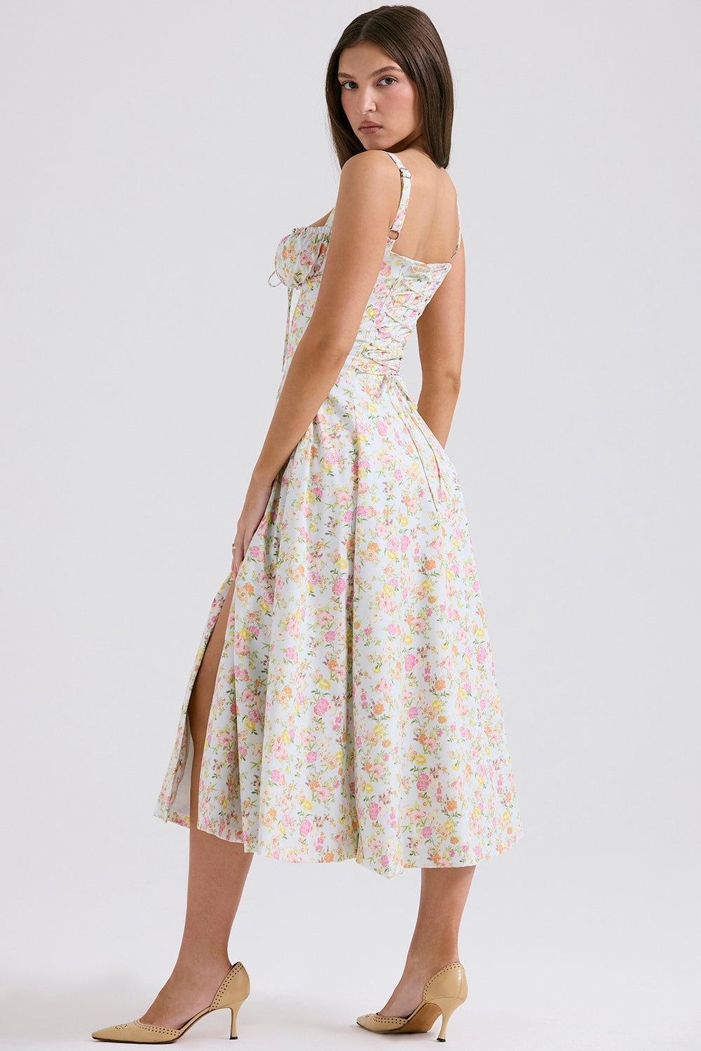 Zenia - Vestido Midi Ligero y Fluido