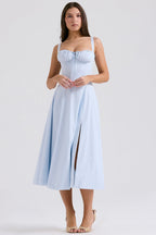 Zenia - Vestido Midi Ligero y Fluido
