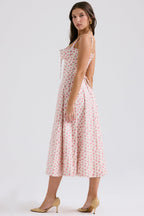 Zenia - Vestido Midi Ligero y Fluido
