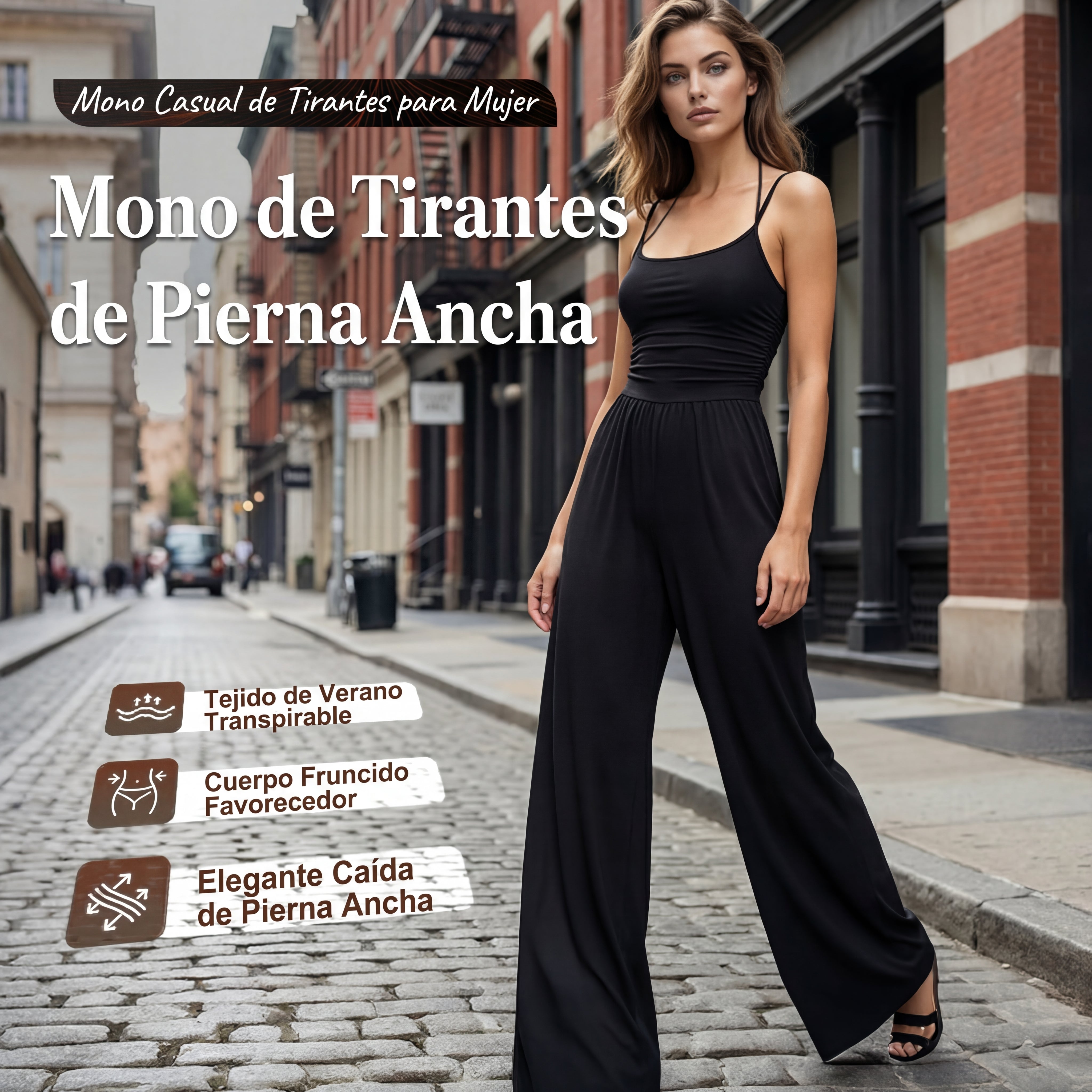 Alma - Mono casual de tirantes finos