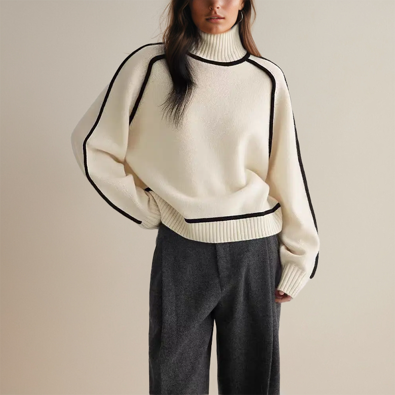 Marta - Jersey de Cuello Alto