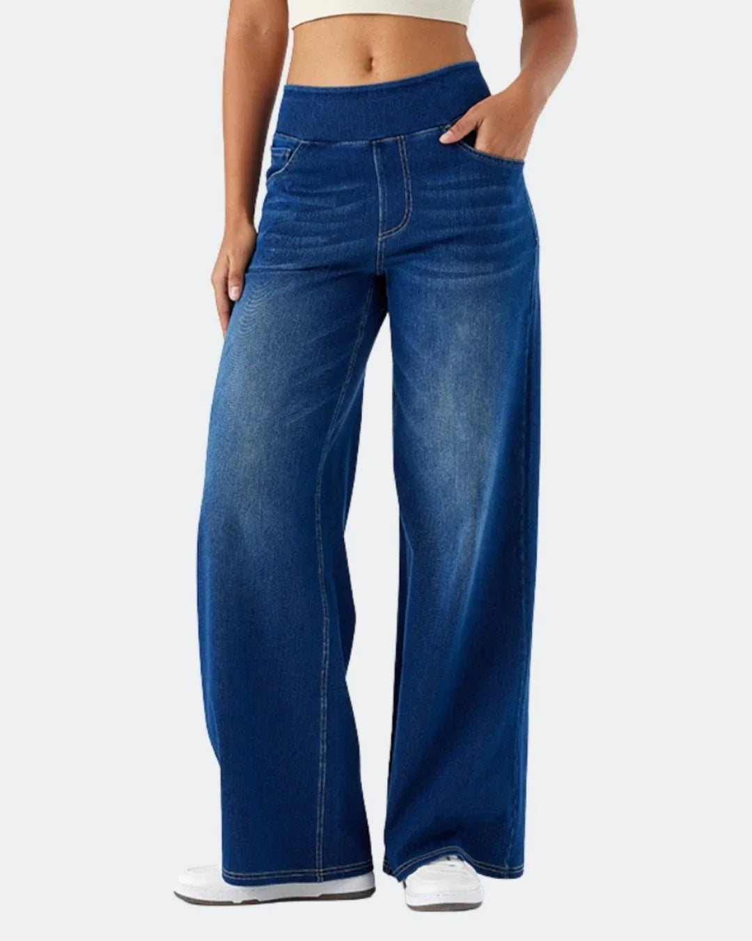 Vaqueros Easy Fit NeroTove™: vaqueros elegantes de cintura alta