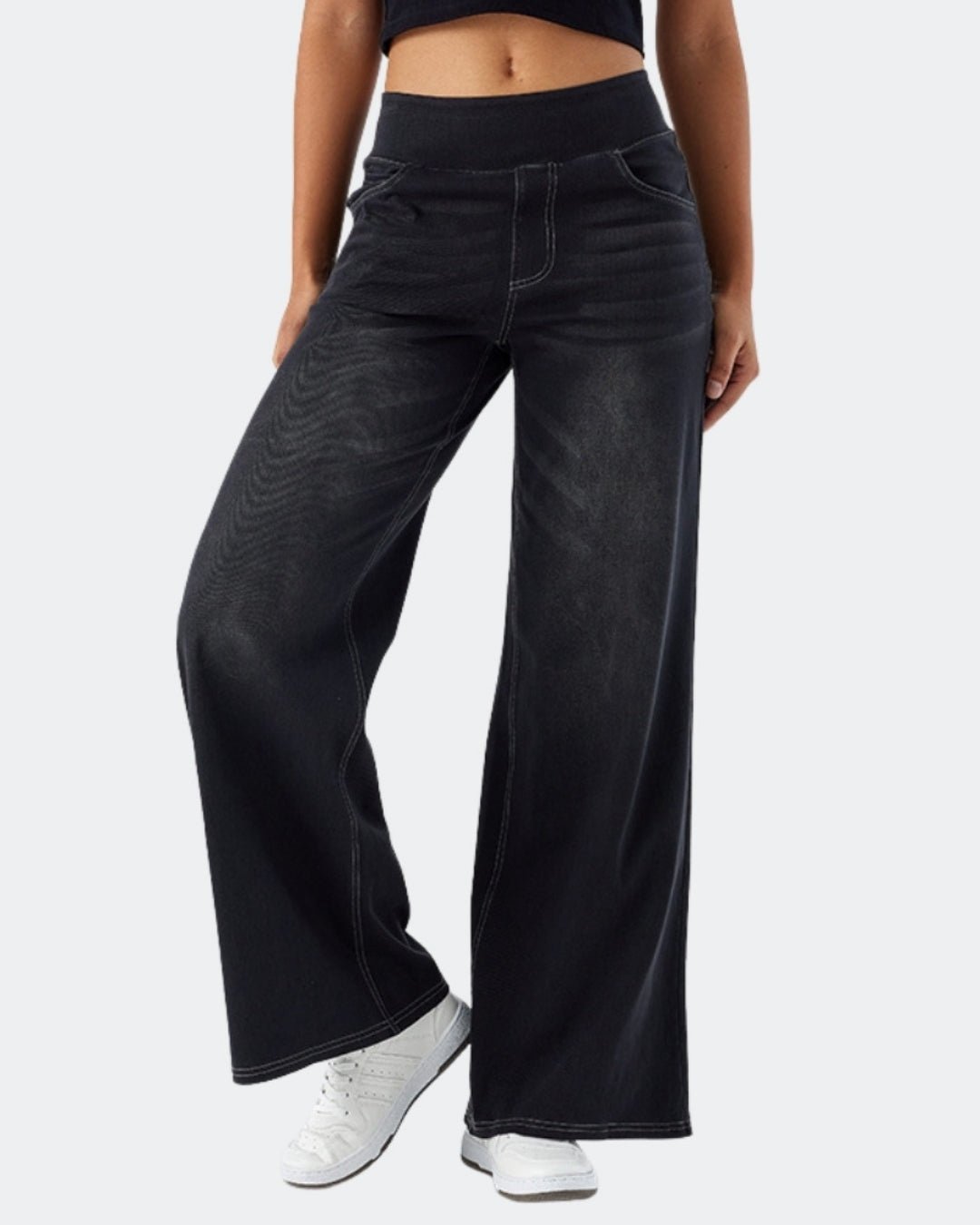 Vaqueros Easy Fit NeroTove™: vaqueros elegantes de cintura alta