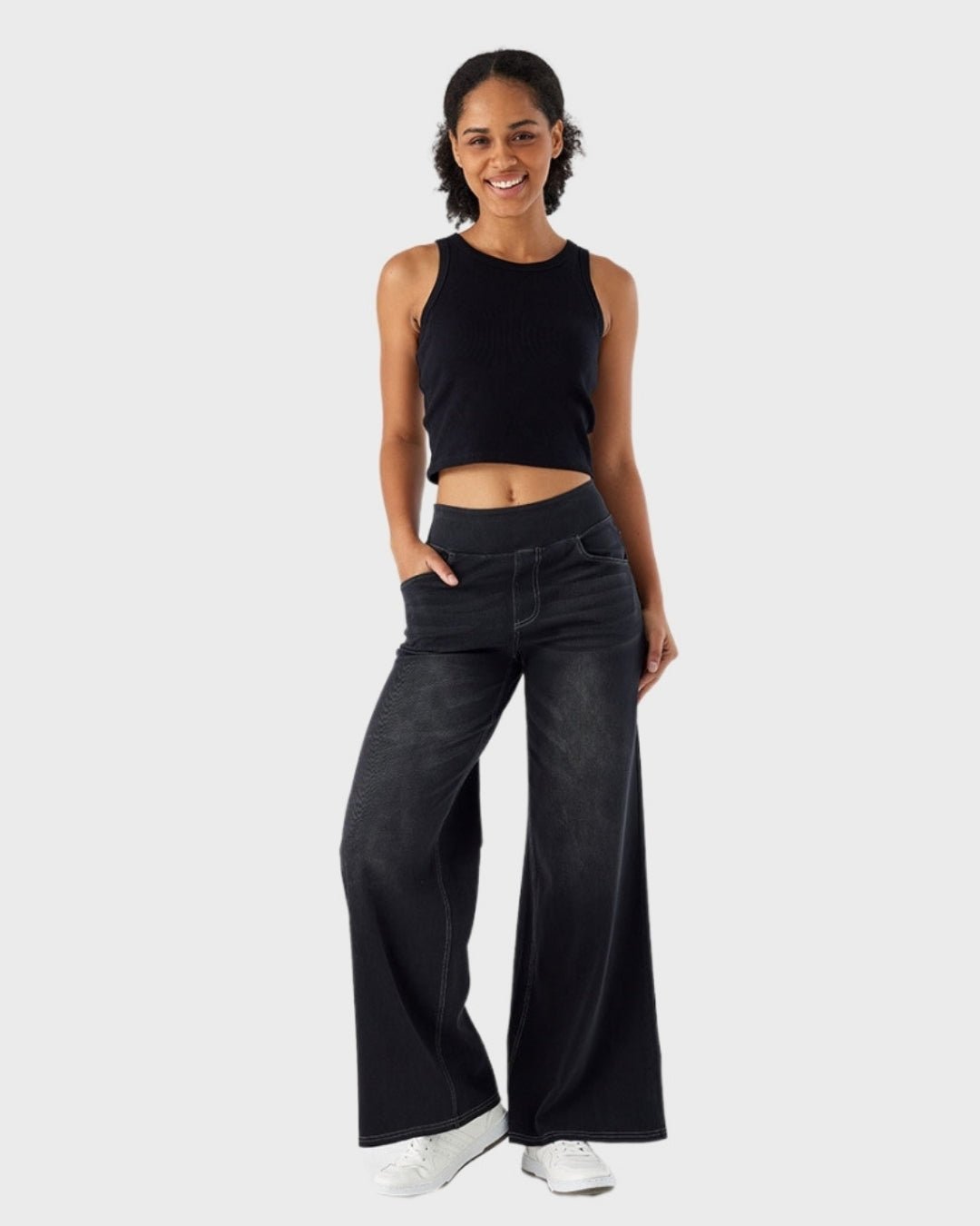 Vaqueros Easy Fit NeroTove™: vaqueros elegantes de cintura alta