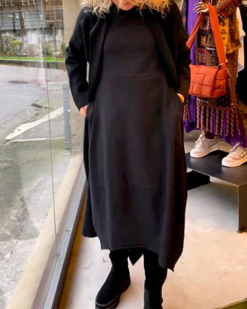 Marion - Vestido Suelto con Bolsillos