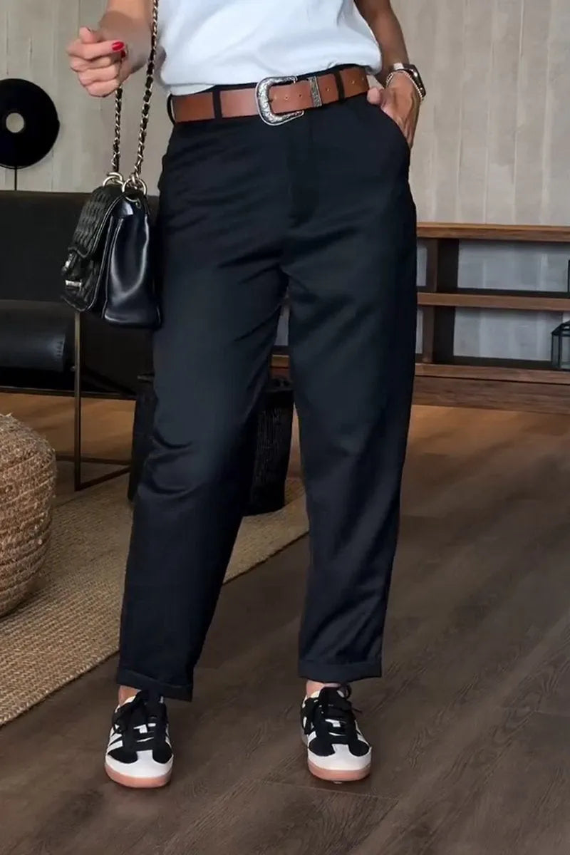 MATHILDA | Pantalones elegantes y favorecedores con rayas