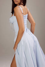 Zenia - Vestido Midi Ligero y Fluido