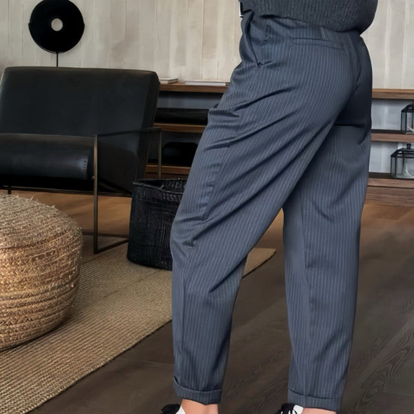 MATHILDA | Pantalones elegantes y favorecedores con rayas