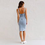 Genoveva - Vestido Midi Vaquero