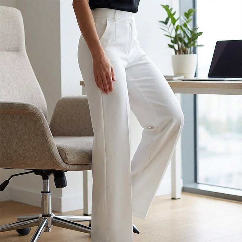 ⌛ Solo 3 días más: ¡50 % de descuento en todo! ⏰Pantalones de traje de mujer con cintura alta