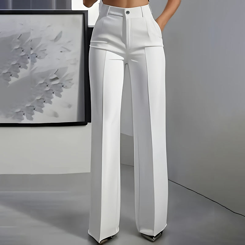⌛ Solo 3 días más: ¡50 % de descuento en todo! ⏰Pantalones de traje de mujer con cintura alta
