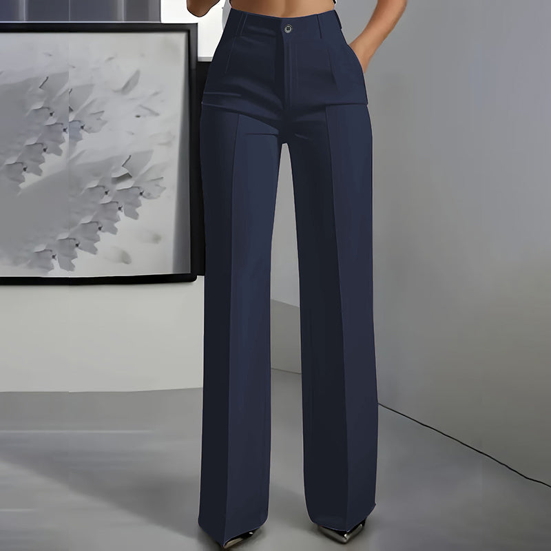 ⌛ Solo 3 días más: ¡50 % de descuento en todo! ⏰Pantalones de traje de mujer con cintura alta