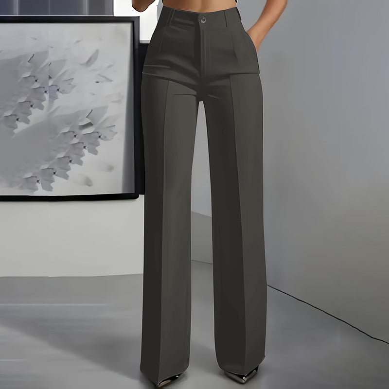 ⌛ Solo 3 días más: ¡50 % de descuento en todo! ⏰Pantalones de traje de mujer con cintura alta