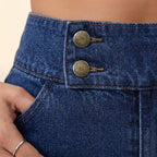 📢📢¡50 % de descuento! ⏰Vaqueros de mujer de cintura alta y pierna ancha